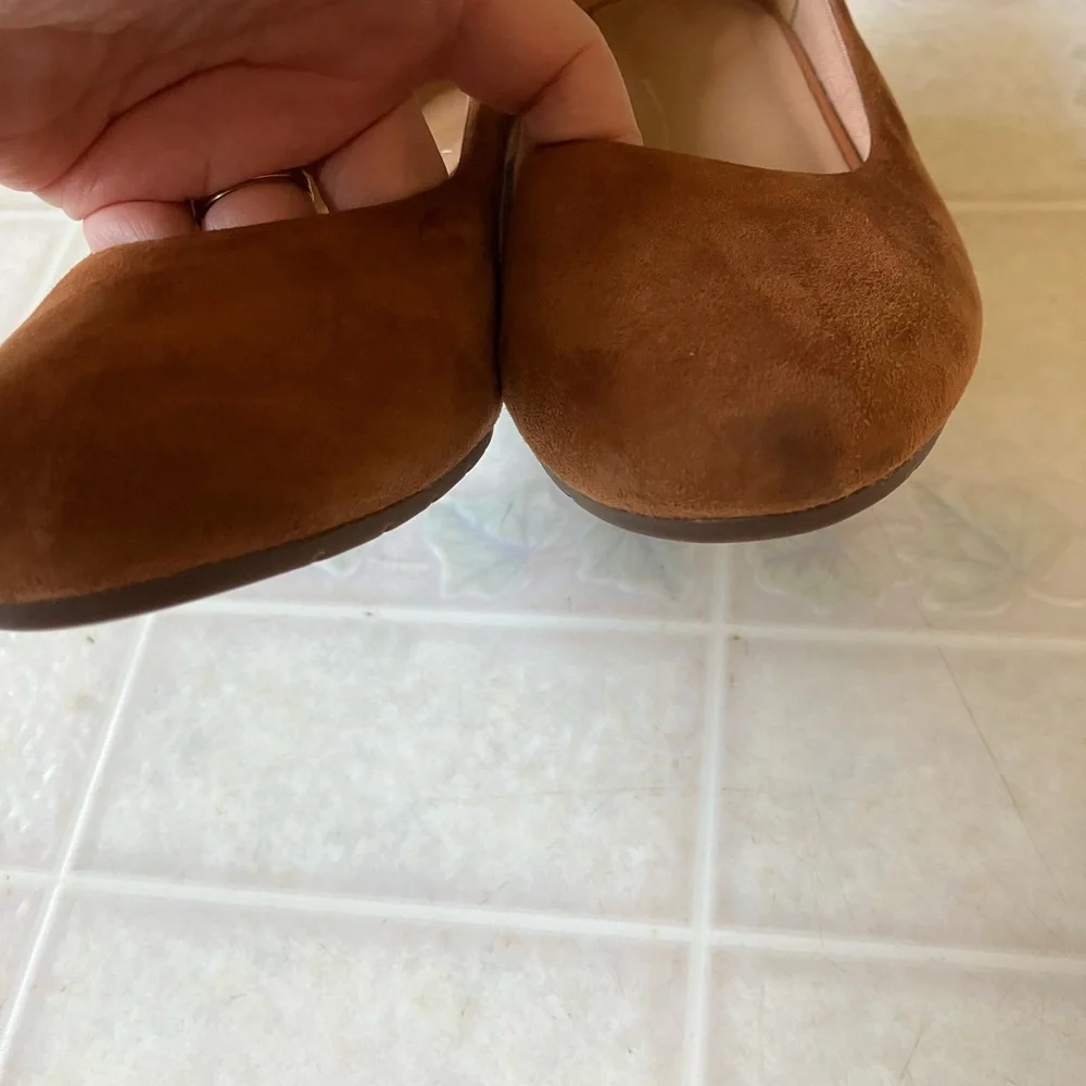 Clarks artisan Tan suede Wedges‎ 2